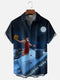 Men's Christmas Funny Graphic Short Sleeve Hawaiian Shirt